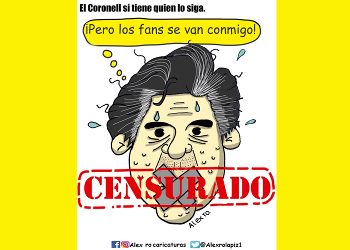 Caricatura: El Coronell sí tiene quien lo siga