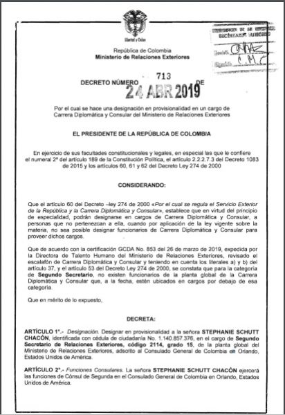  - Otro consulado para otra quemada uribista