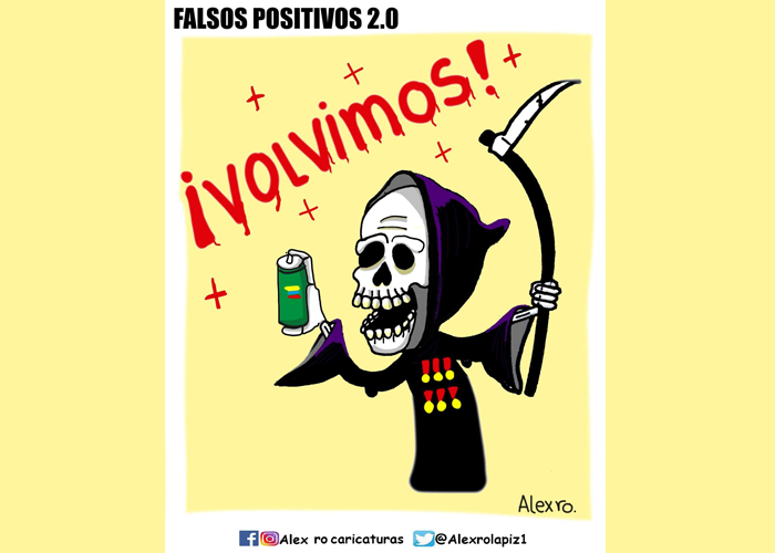 Caricatura: Falsos positivos 2.0.