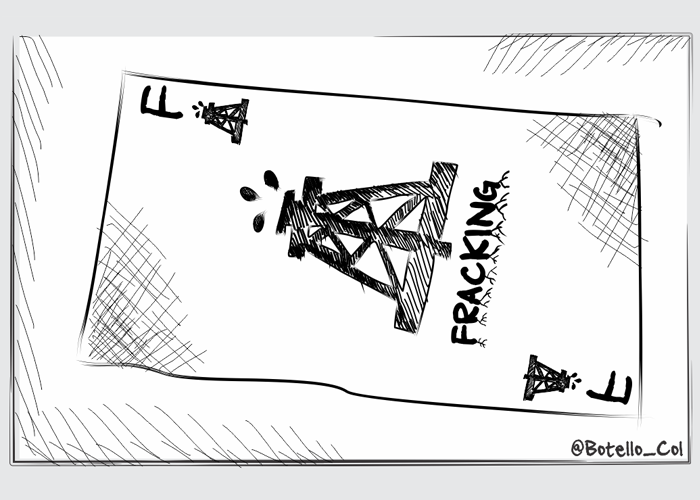 Caricatura: Fracking, el as bajo la manga de Duque