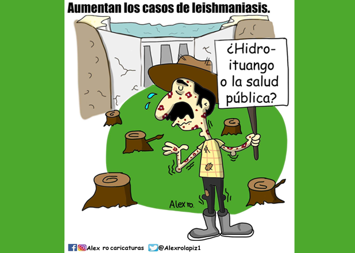 Caricatura: La enfermedad de Ituango