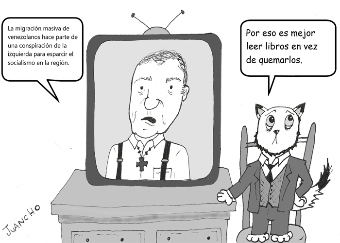 Caricatura: Los disparates de Ordóñez