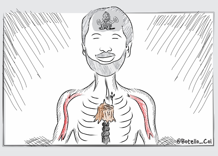 Caricatura: La curiosa anatomía de Peñalosa
