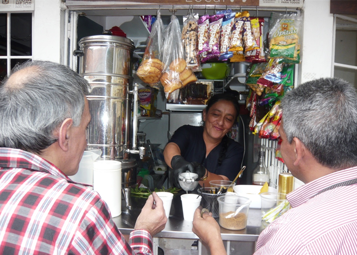 Tinto Parado, en La Candelaria, el restaurante más pequeño de Bogotá