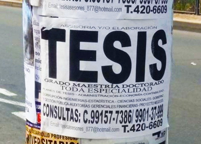 El negocio de hacer tesis en Colombia