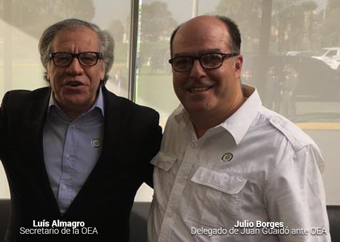 Golpe de mesa por presencia de enviados por Guaidó en la OEA