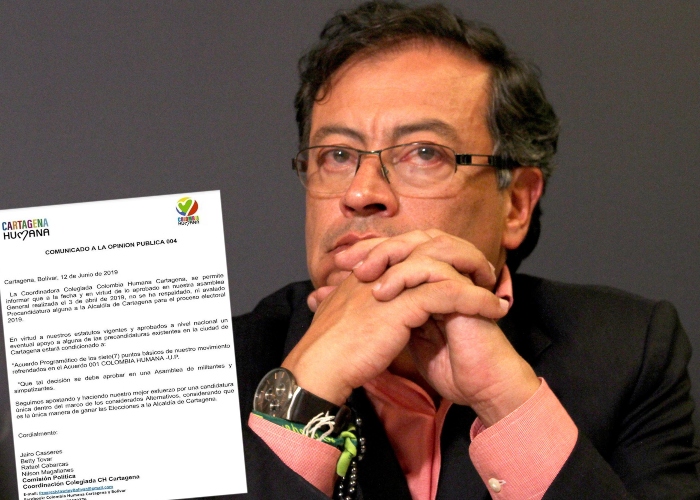 Dedazo de Petro en Cartagena provoca furia entre sus seguidores