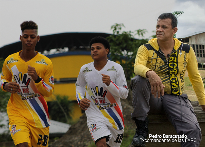 Goles y balones, la propuesta del excomandante Pedro Baracutado en el Chocó