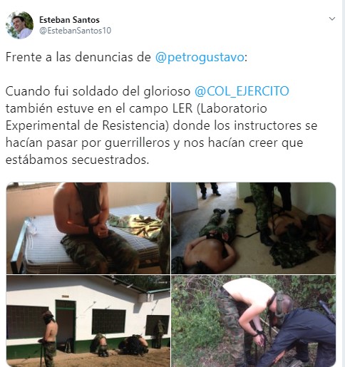  - ¿Hijo de Juan Manuel Santos justifica las torturas en el ejército?