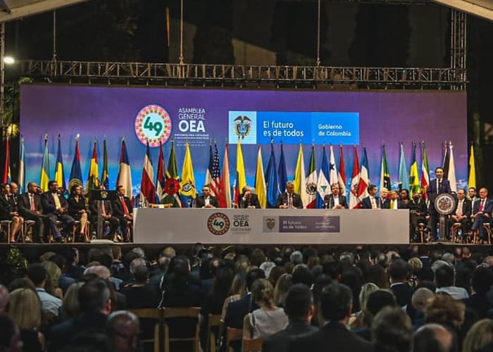Así avanza la Asamblea General de la OEA en Medellín