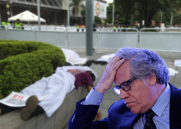 Protestas: protagonistas en el cierre de la asamblea de la OEA