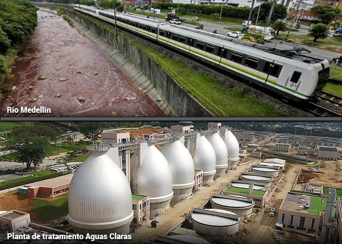 Aguas Claras: operación limpieza del río Medellín