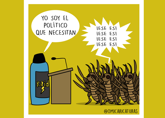 Caricatura: ¡No paramos de elegir el veneno!