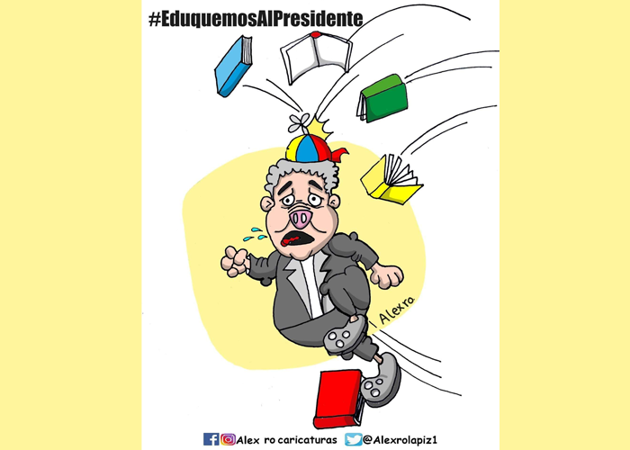 Caricatura: Eduquemos al presidente