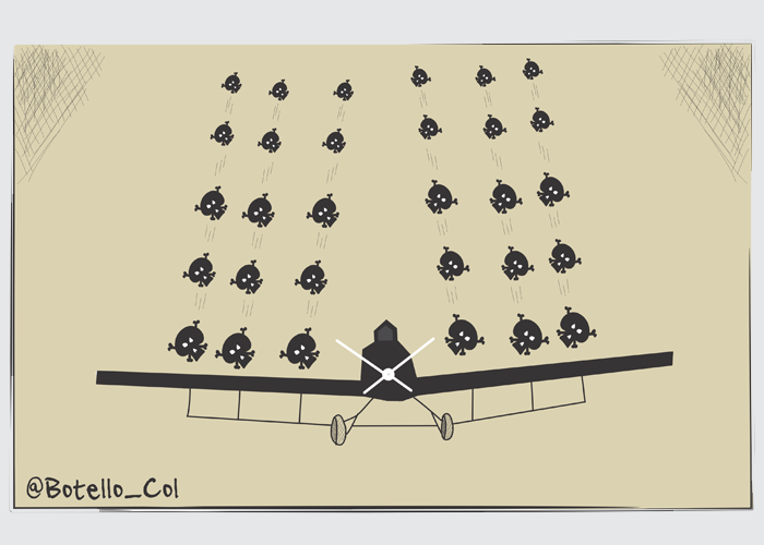 Caricatura: ¿Realmente la aspersión aérea con glifosato es la salida?