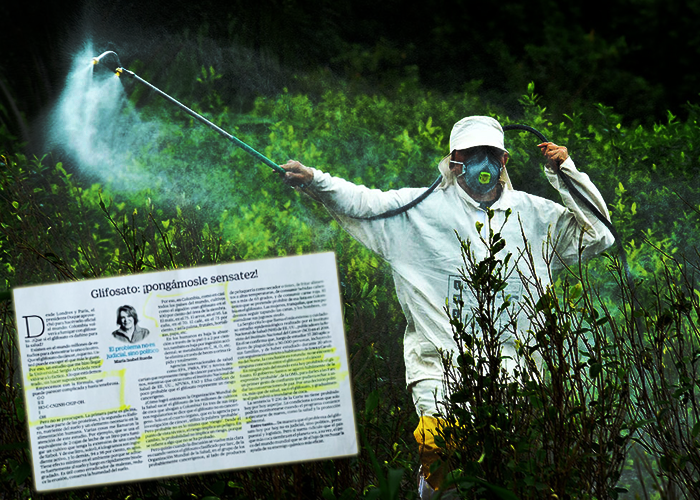 María Isabel Rueda, póngale sensatez al tema del glifosato