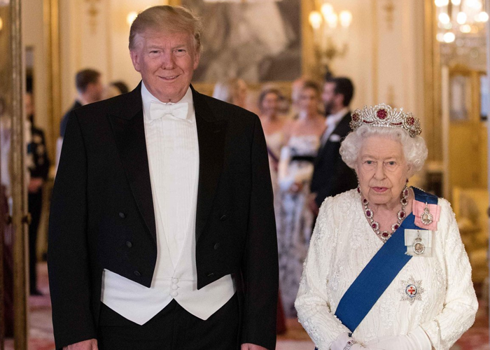 ¿Qué hacía Trump en Inglaterra?