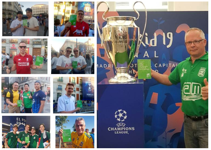 La tarjeta verde llegó hasta la final de la Champions