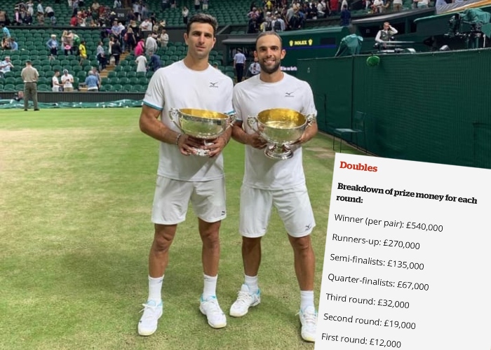 ¿Cuánta plata ganaron Cabal y Farah como campeones de Wimbledon?