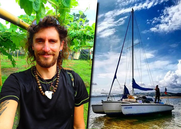 S.O.S por Rocco Acocella, un navegante italiano perdido en el mar Caribe colombiano