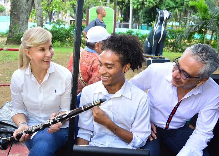 El clarinetista caleño que tocará en los Alpes