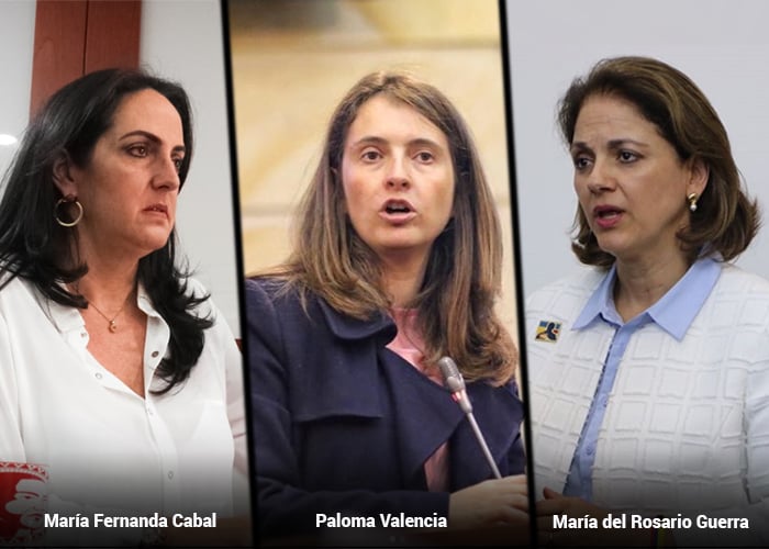 Zancadilla de María del Rosario Guerra y María F. Cabal a Paloma Valencia