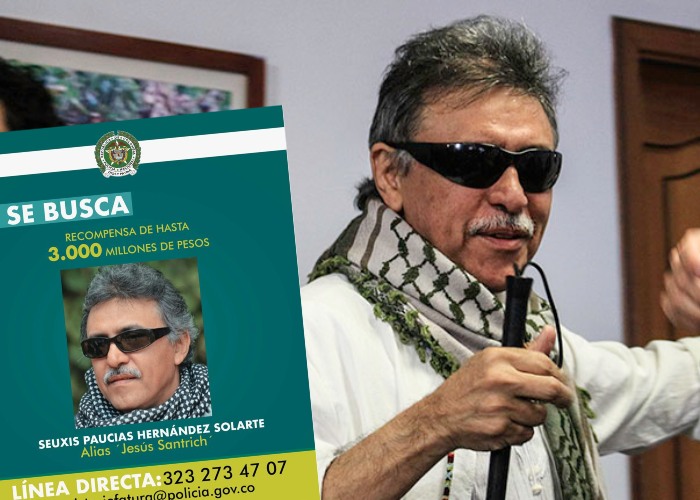 Los $3.000 millones que ofrecen por la cabeza de Santrich