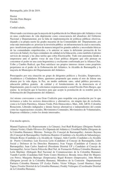  - Nicolás Petro piensa enfrentar a Elsa Noguera