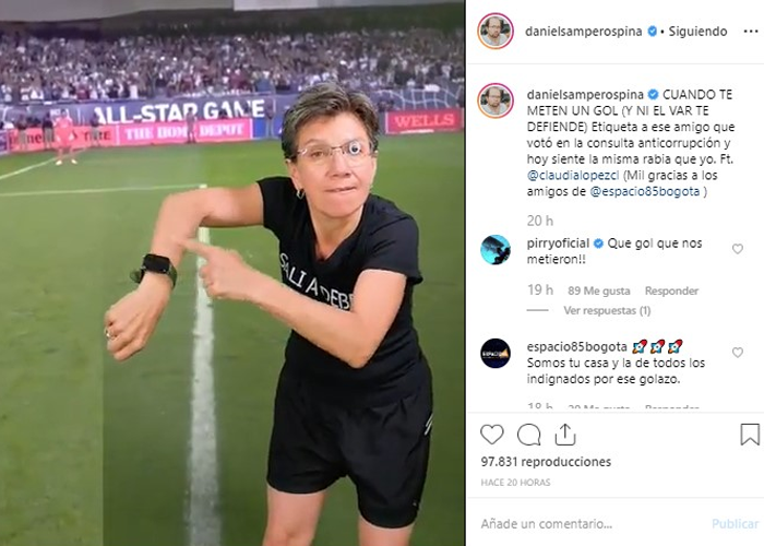 La última payasada de Daniel Samper Ospina y Claudia López