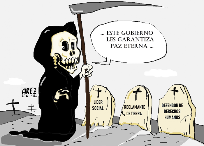 Caricatura: La paz de Duque
