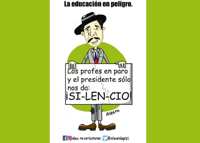 Caricatura: La educación en peligro