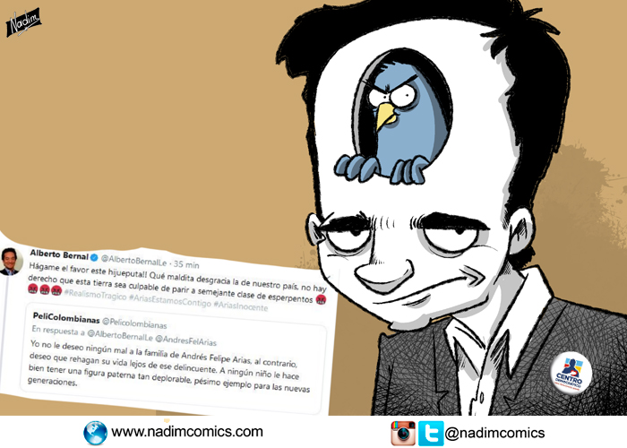 Cuatro dedos de frente