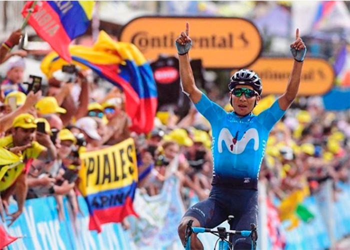 Y Nairo Quintana les calla la boca a los españoles de Movistar