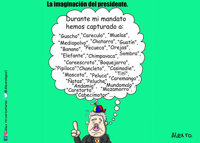 Caricatura: La imaginación de Duque