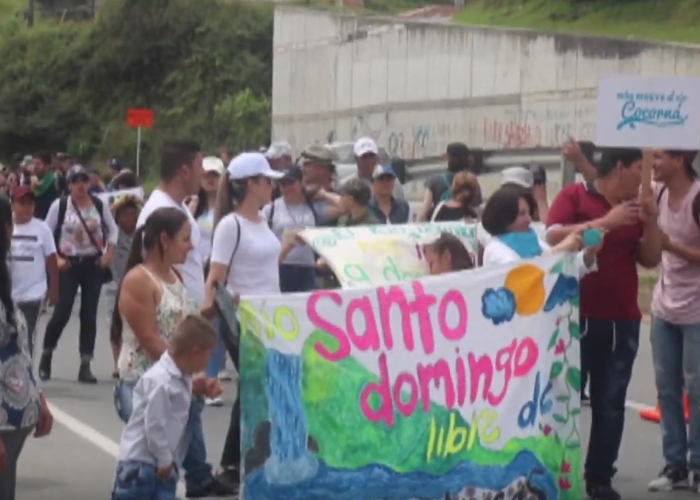 La valiente protesta para rechazar las microcentrales en el oriente antioqueño