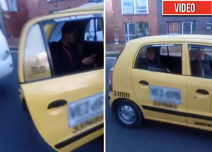 Taxistas no paran de amenazar a los pasajeros en el paro. Video
