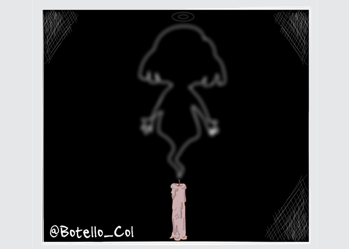 Caricatura: Adiós a un ángel