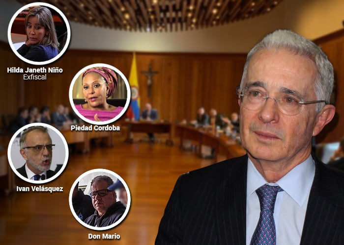 Paras, funcionarios, ganaderos, abogados y políticos: los 25 testigos del caso Uribe