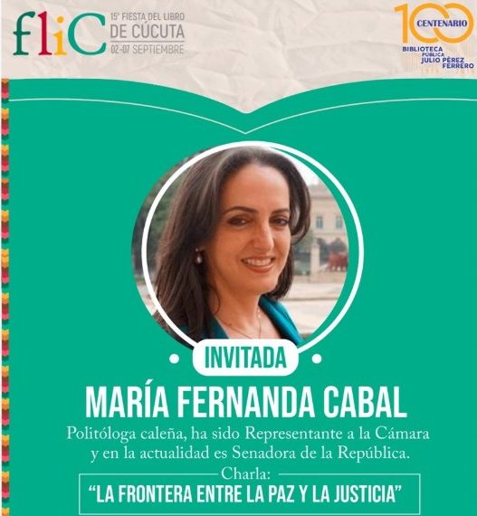  - En Cúcuta, Mafe Cabal es considerada una superintelectual experta en paz