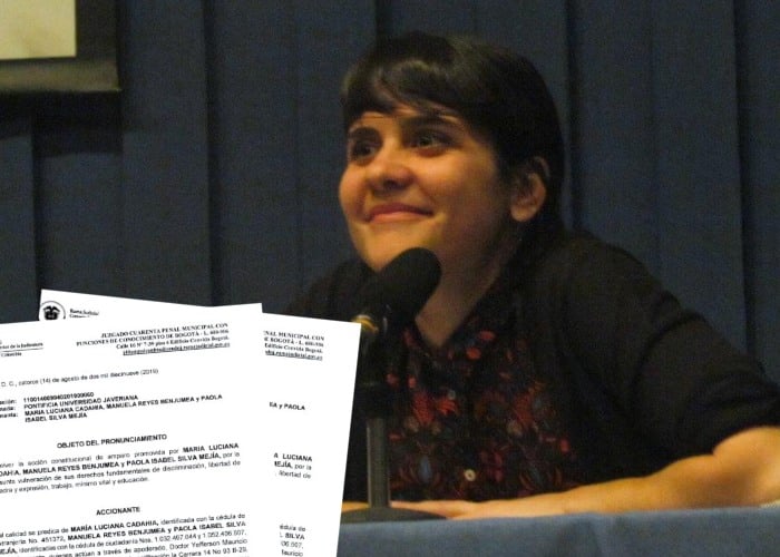 Luciana Cadahia le gana el pulso a la Javeriana