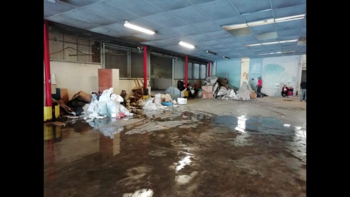 Tras repartir los predios, empezaron a levantar los muros.