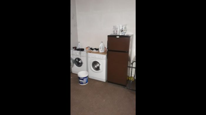 Los electrodomésticos fueron rescatados de los botaderos de cosas usadas