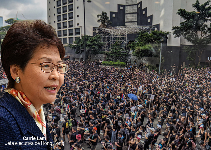 Carrie Lam, la autoritaria gobernante de Hong Kong que no cede