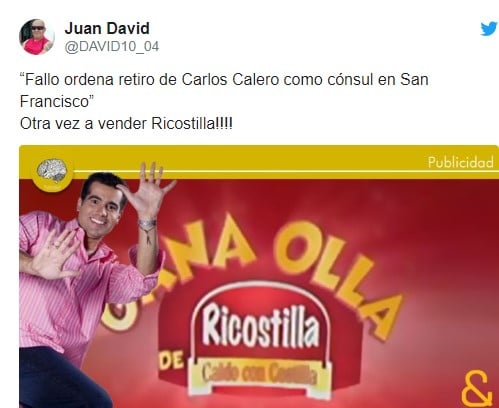  - Los días amargos de Carlos Calero azotado por las redes