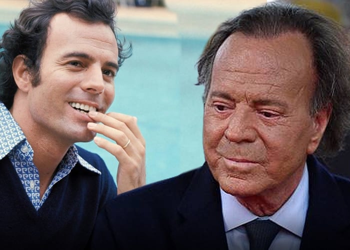 Se le vinieron los años encima a Julio Iglesias y los hijos naturales