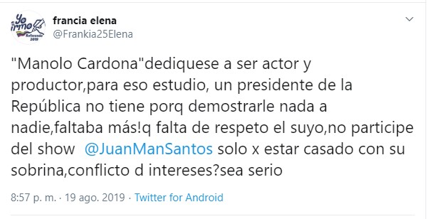  - El matoneo uribista a Manolo Cardona