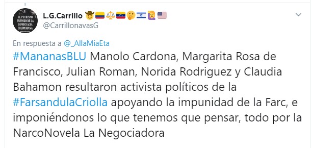  - El matoneo uribista a Manolo Cardona