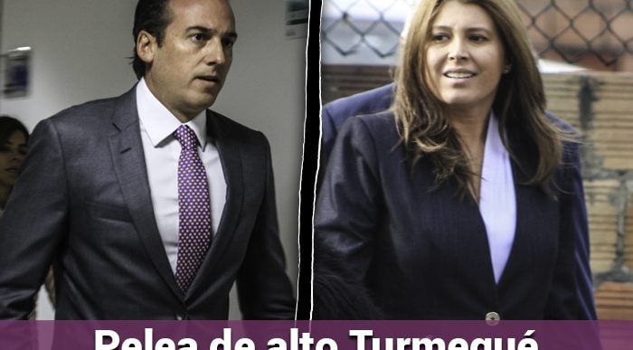  - Cara a cara de los exesposos Diego Pardo y Margarita Herrera