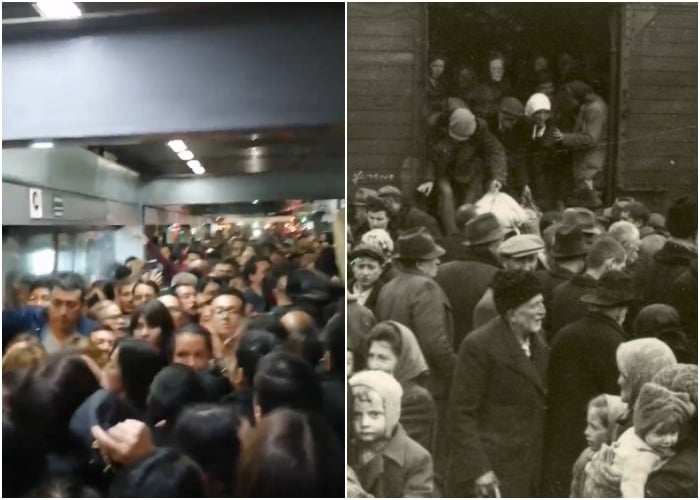 TransMilenio o los trenes del Holocausto