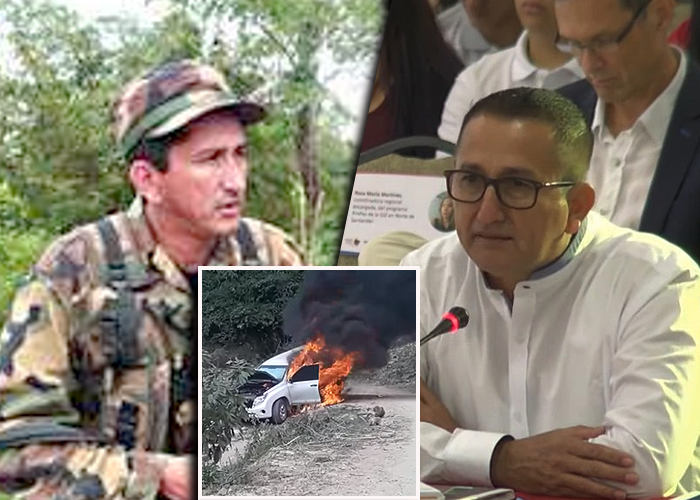 El video de las disidencias de las FARC que atacaron a su excomandante Rubén Zamora